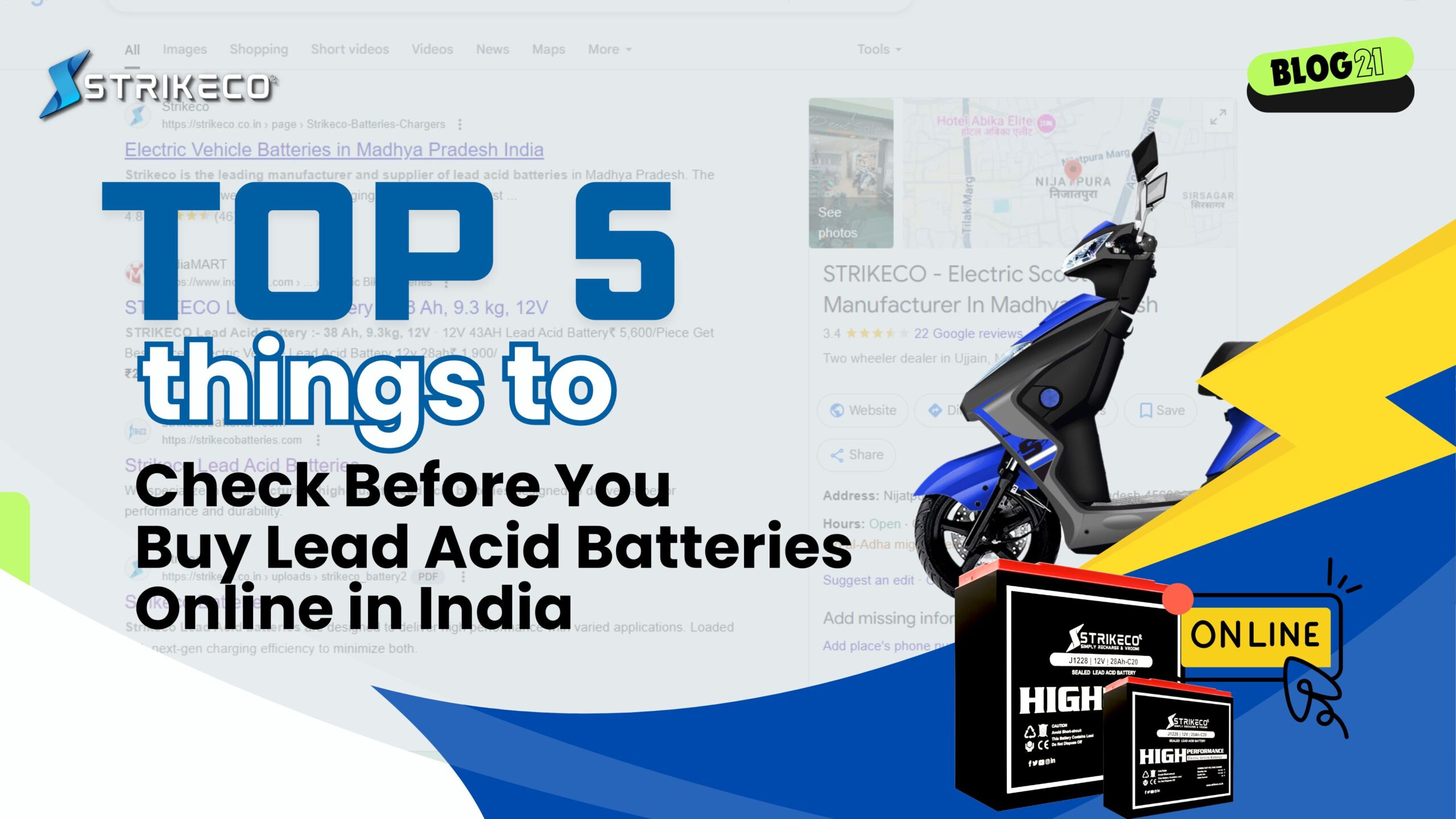Top 5 Things to Check Before You Buy Lead Acid Batteries Online in India