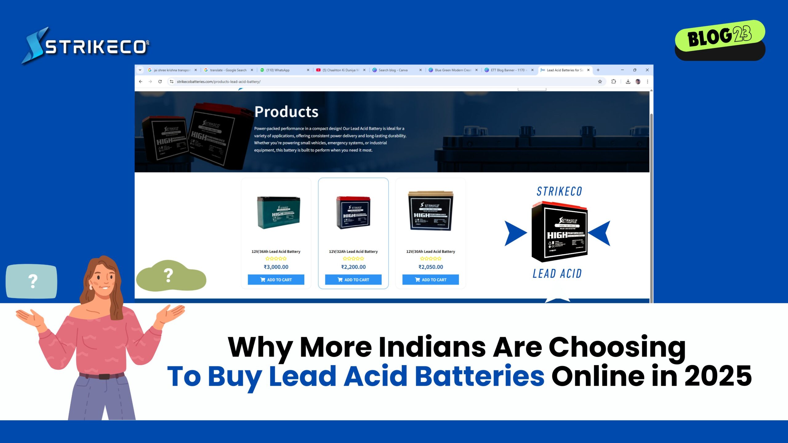 Why More Indians Are Choosing to Buy Lead Acid Batteries Online in 2025
