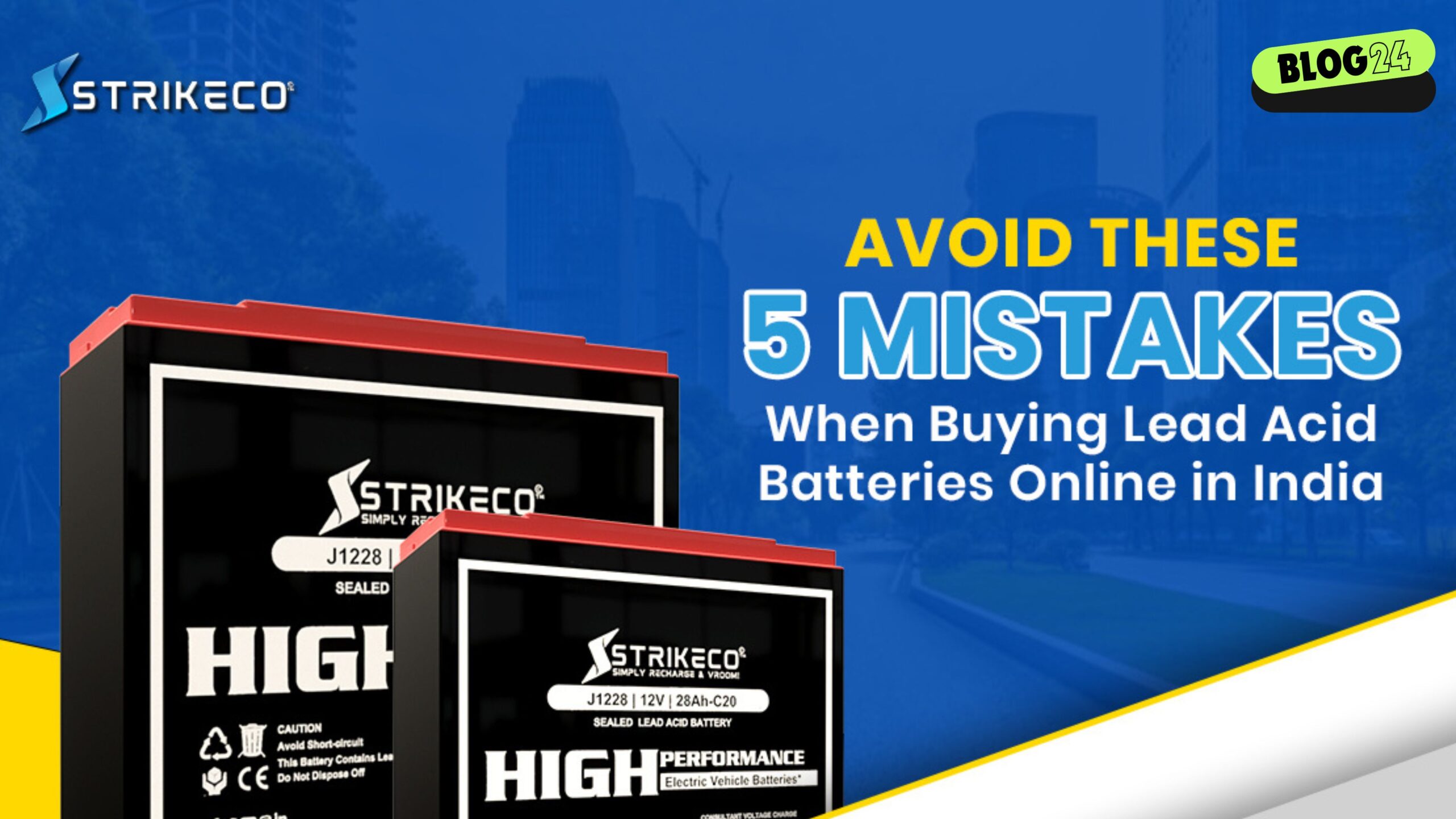 Avoid These 5 Mistakes When Buying Lead Acid Batteries Online in India