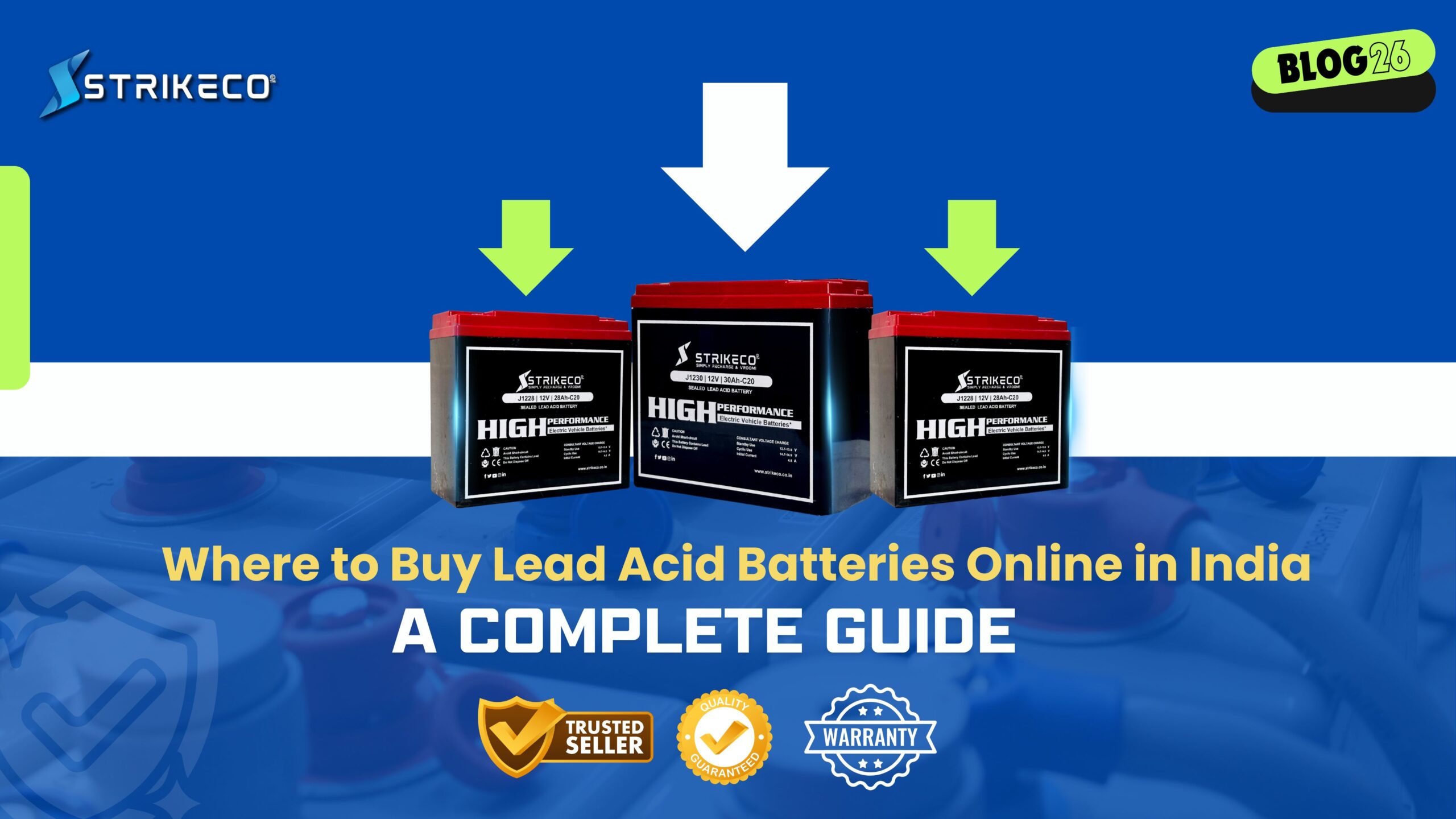 Where to Buy Lead Acid Batteries Online in India: A Complete Guide
