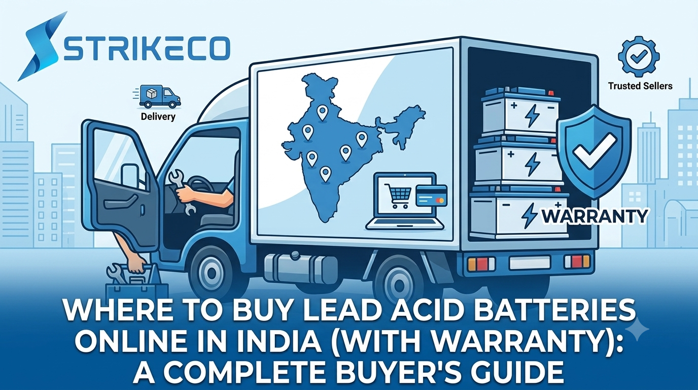 Where to Buy Lead Acid Batteries Online in India (With Warranty): A Complete Buyer's Guide
