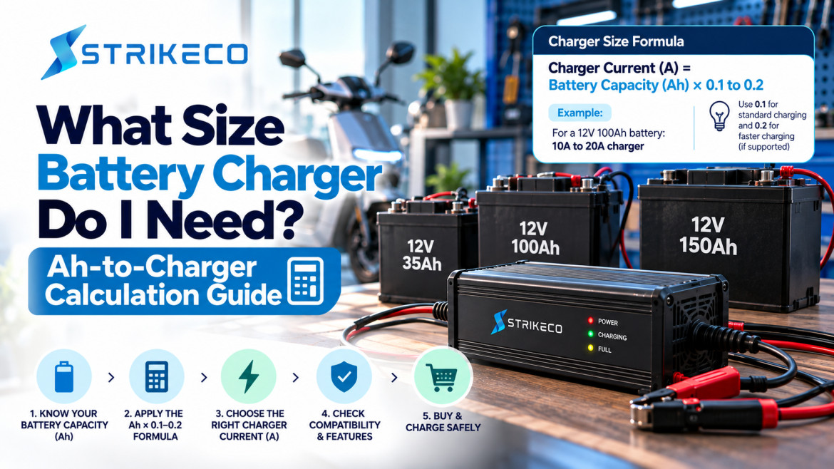 EV Charger Size Guide Infographic
